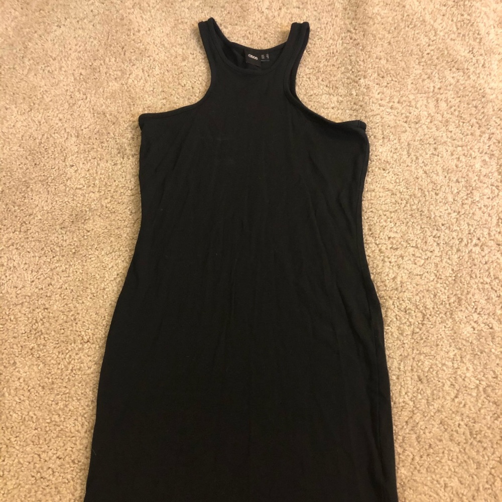 Black cotton dress